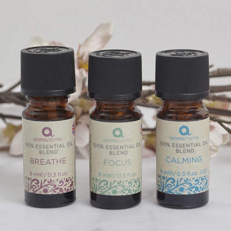 Aroma Home Mindfulness Essential Oils Trio Gift Pack lifestyle