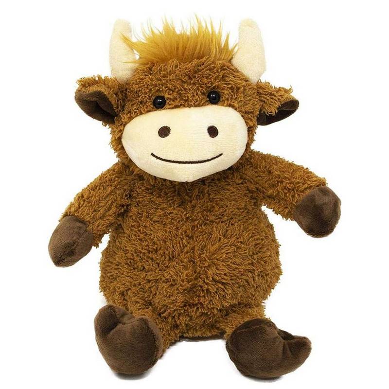 Aroma Home Snuggable Hottie Highland Cow Microwavable Soft Toy MA-0019 front