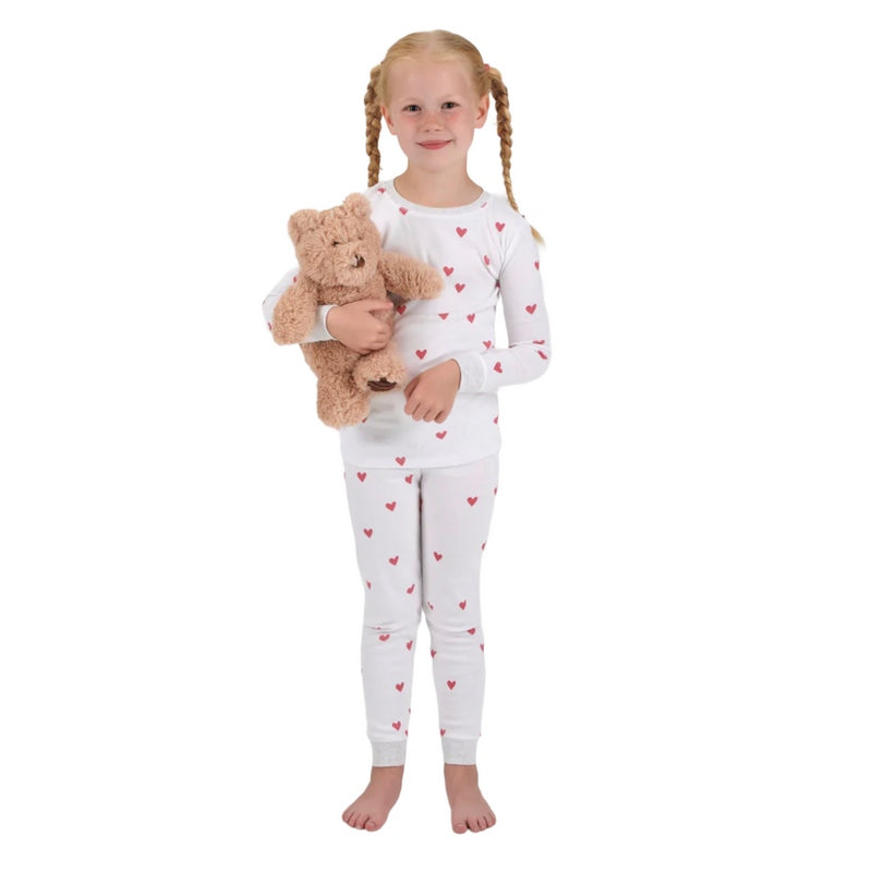 Aroma Home Snuggable Hottie Teddy Bear Microwavable Soft Toy AH-SNG0001 with child