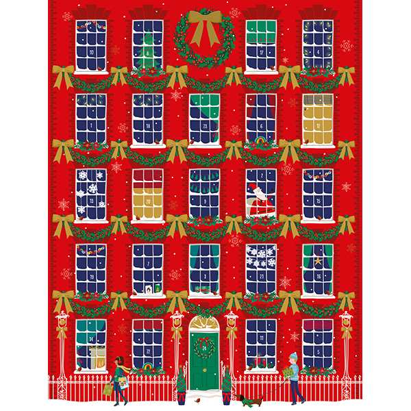 Art File Advent Calendar Festive House ADVENT14 front