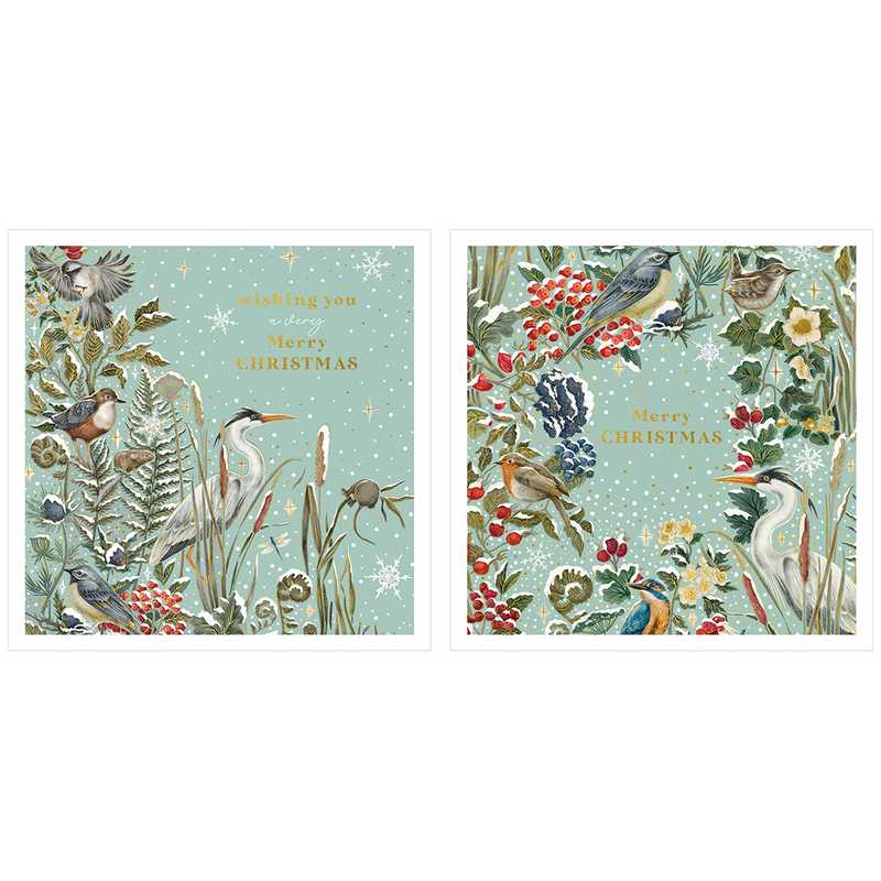 Art File Christmas Cards Frosted River 10 Pack WAX89 both