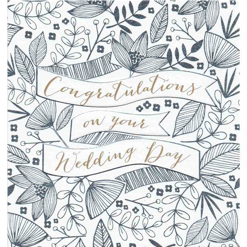 Art File Congratulations On Your Wedding Day card