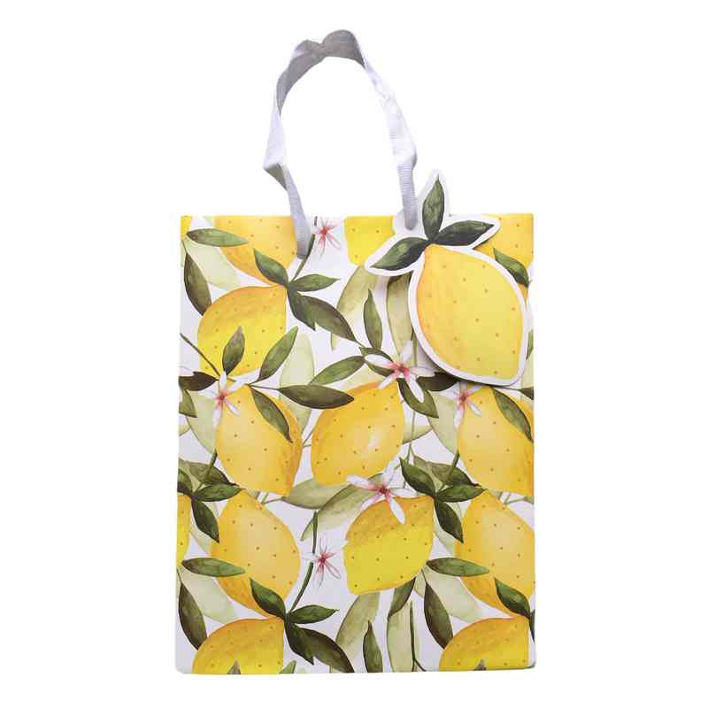 Art File Lemons Gift Bag Medium