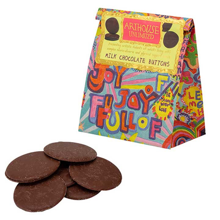 ArtHouse Unlimited Full of Joy Milk Chocolate Buttons CHOCBUT01 main