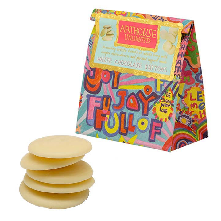 ArtHouse Unlimited Full of Joy White Chocolate Buttons CHOCBUT003 main
