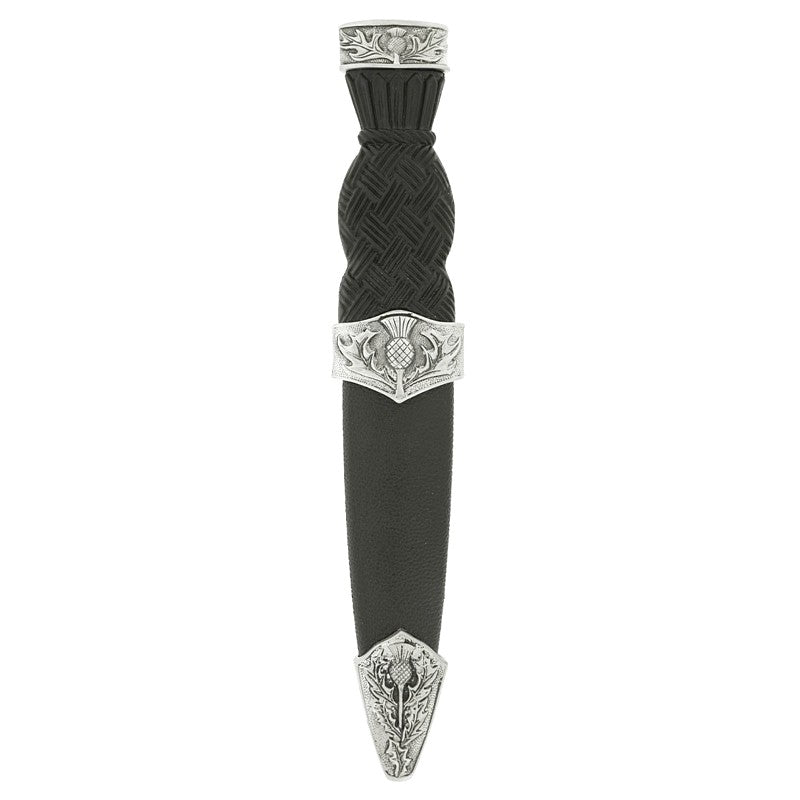 Sgian Dubh Thistle Plain Top Antique SD-AT-ANT front
