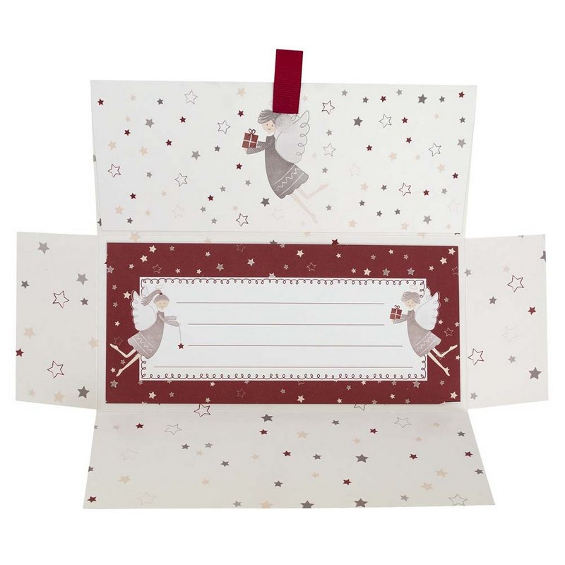ArteBene Christmas Voucher Envelope Angels 201376 open