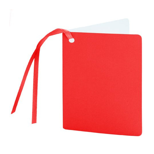 ArteBene Red Gift Tag Individual 200245 front