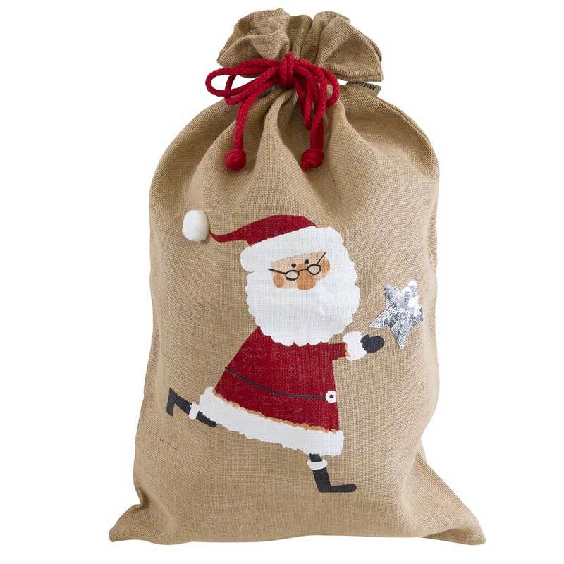 Artebene Jute Santa Sack XL Santa 240976 front