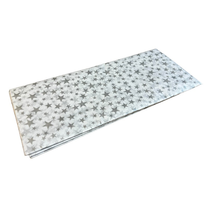 Artebene Silver Star Tissue Paper 109847 angled