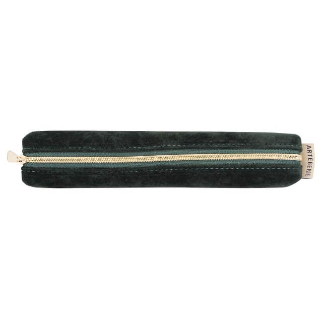 Artebene Velvet Pouch Green 240850 top