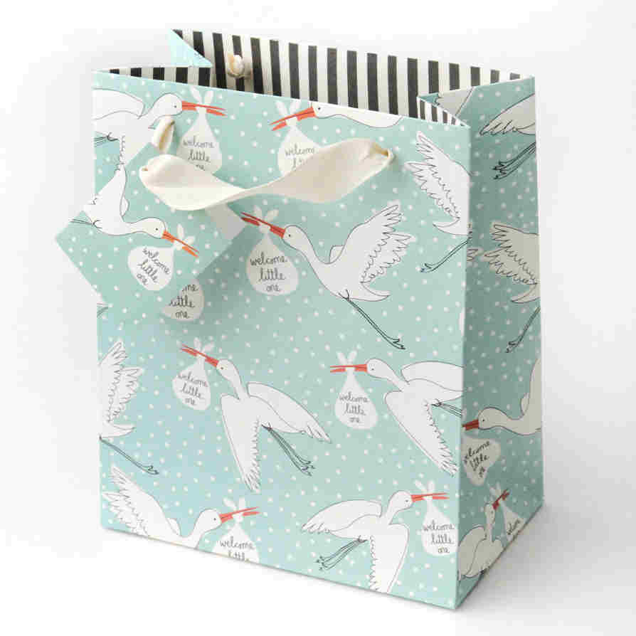 Baby Gift Bag Medium Blue GBS682