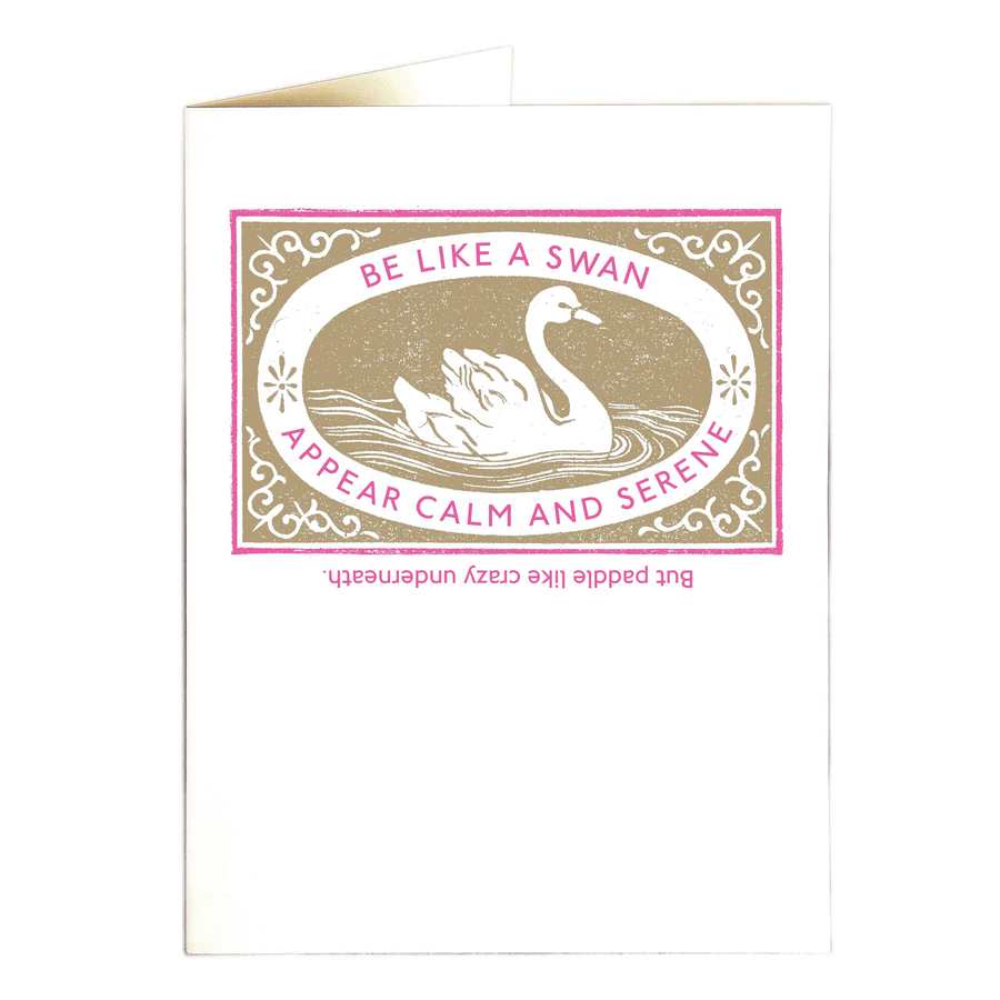 Be Like A Swan card QP423