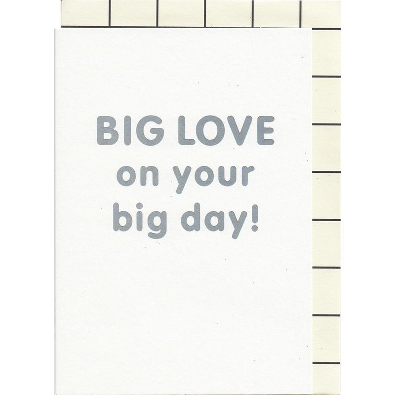 Wedding Card - Big Love On Your Big Day