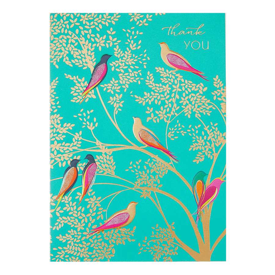 Birds in Tree Thank You Notecards
