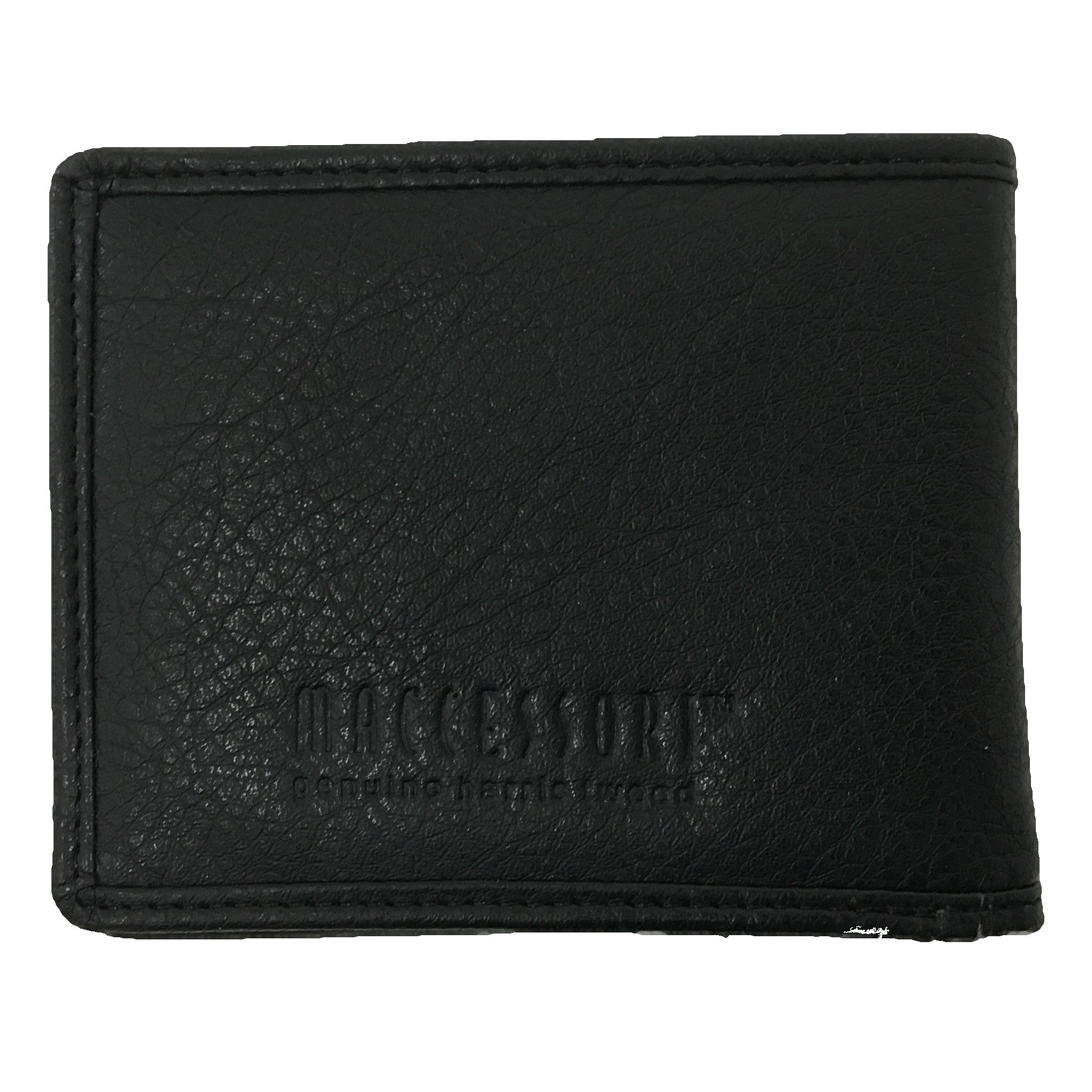 Bifold Wallet Blue Harris Tweed back