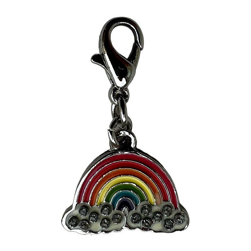 Bombay Duck Charm Jewelled Rainbow front