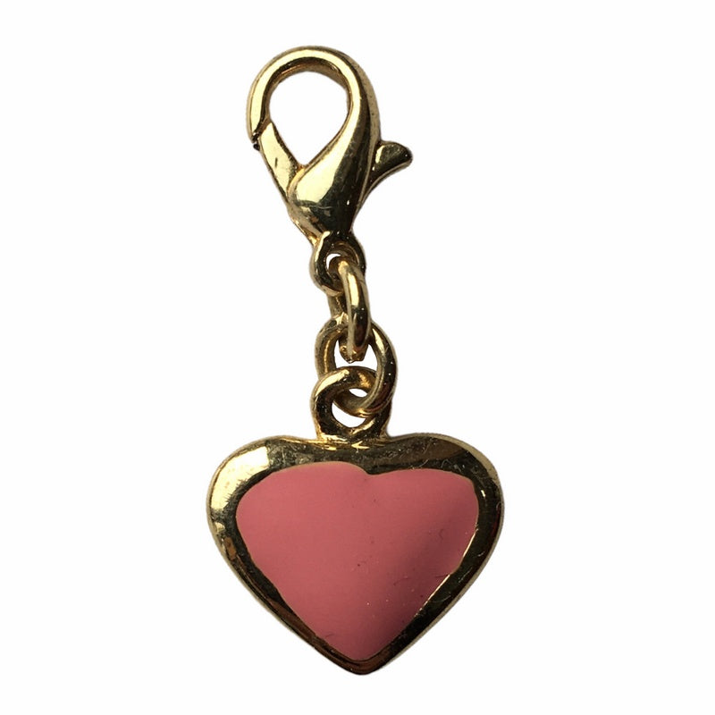 Bombay Duck Charm Pink Enamelled Heart