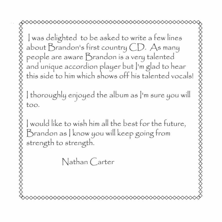 Brandon McPhee - The Country Side CDPAN043 back