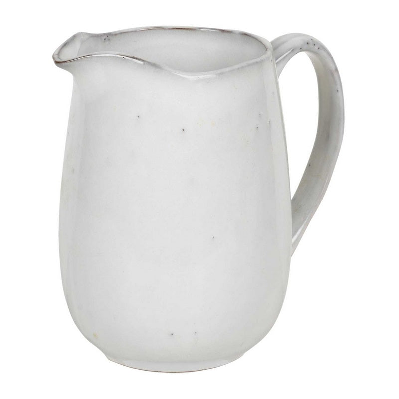 Broste Copenhagen Nordic Sand Stoneware Big Milk Jug 14533026 front