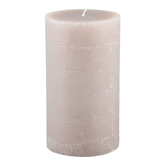 Broste Copenhagen Rustic Pillar Candle Linen 45965984 front
