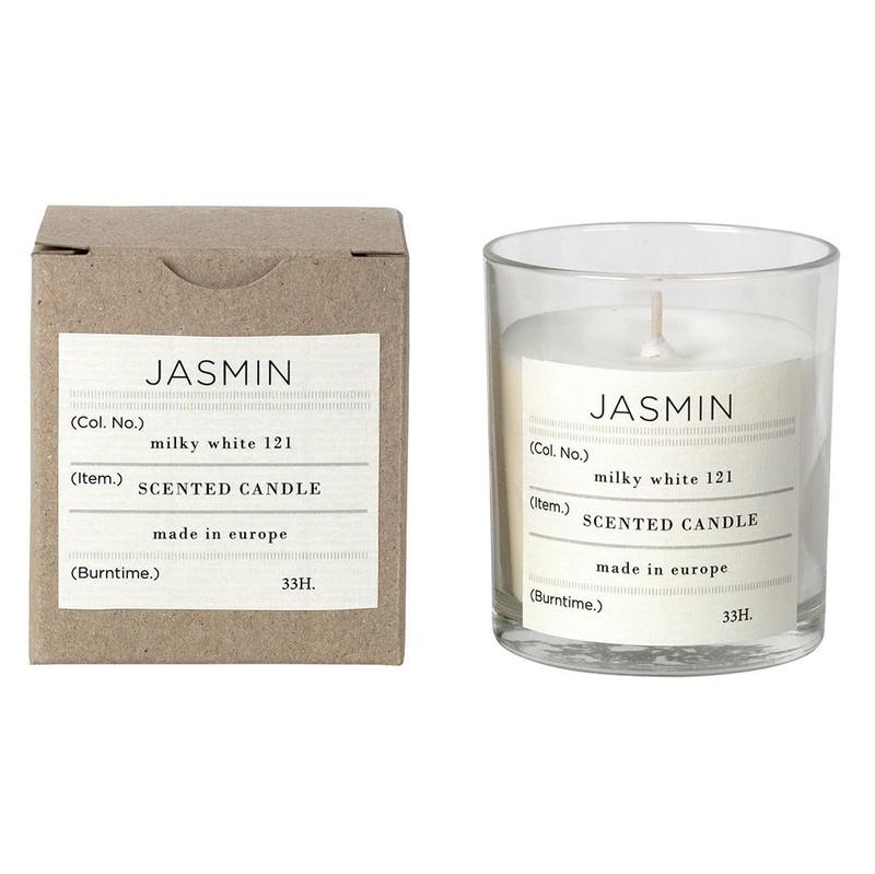 Broste Copenhagen Soy Candle In Glass Jar Jasmin
