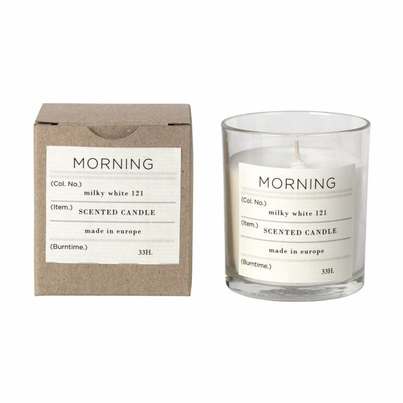 Broste Copenhagen Soy Candle In Glass Jar Morning Scented