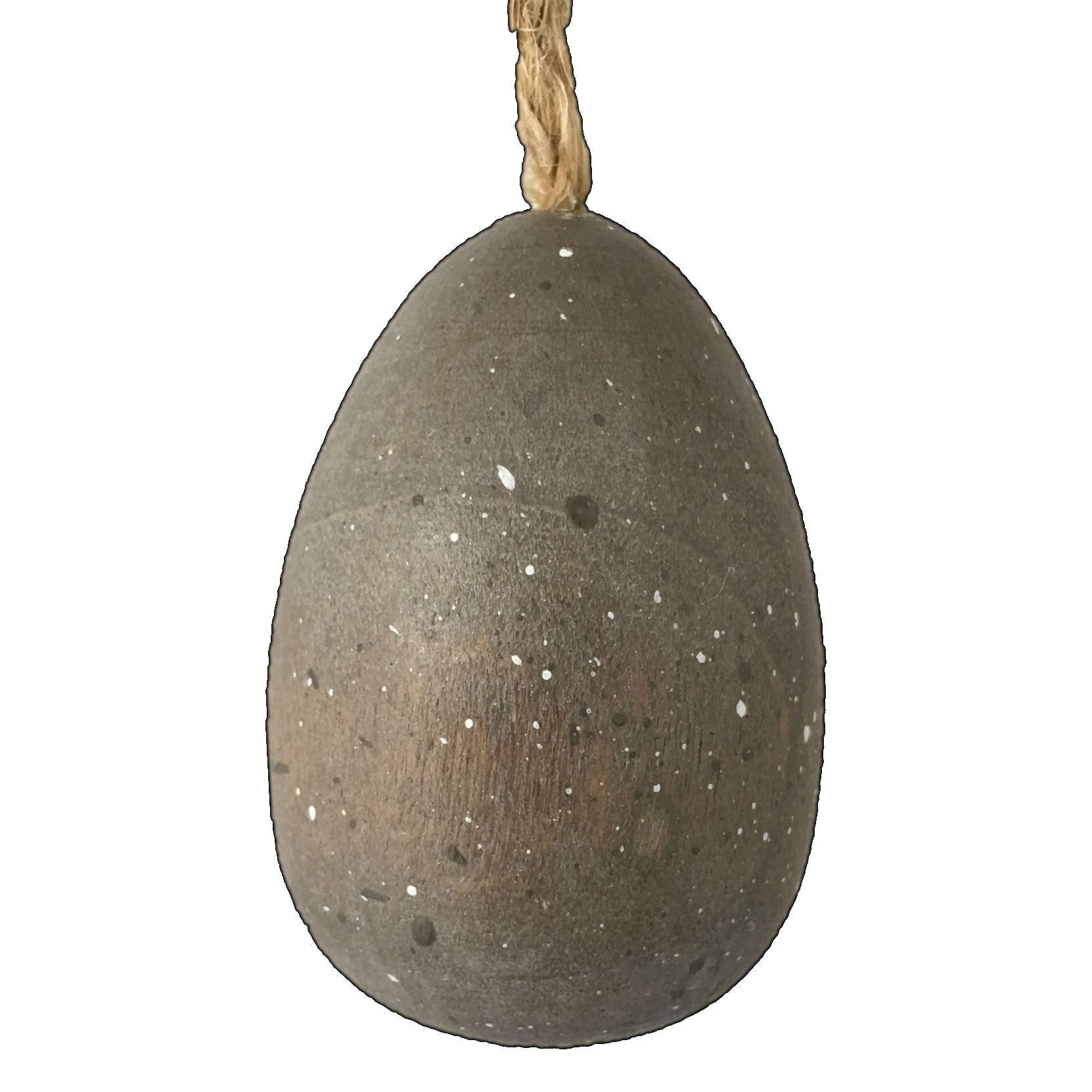 Broste Copenhagen Easter Egg Hanging Decoration Speckled Wood dark