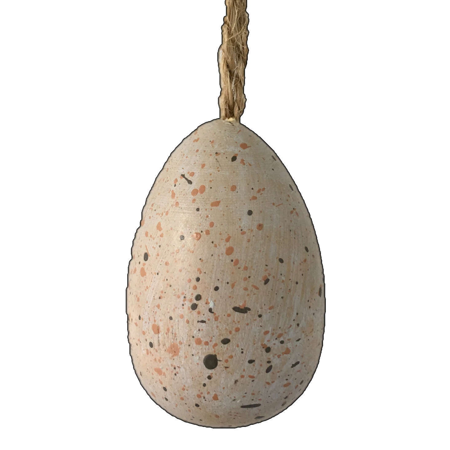 Broste Copenhagen Easter Egg Hanging Decoration Speckled Wood Light
