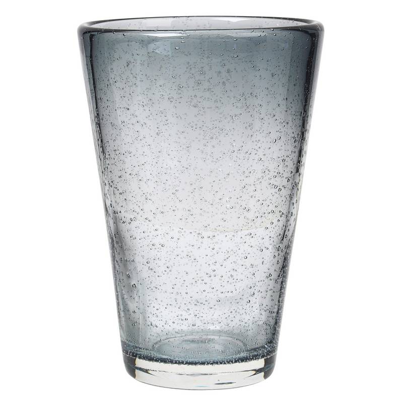 Broste Copenhagen Tall Bubble Glass Grey