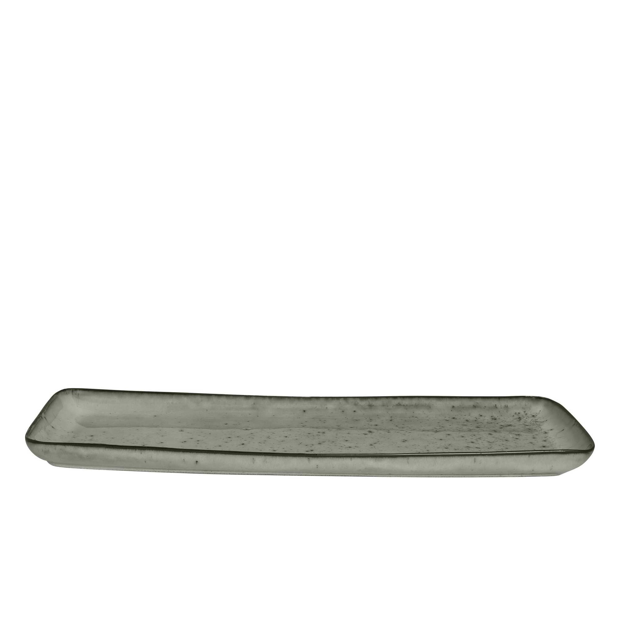 Broste Copenhagen Nordic Sea Stoneware Long Rectangular Plate