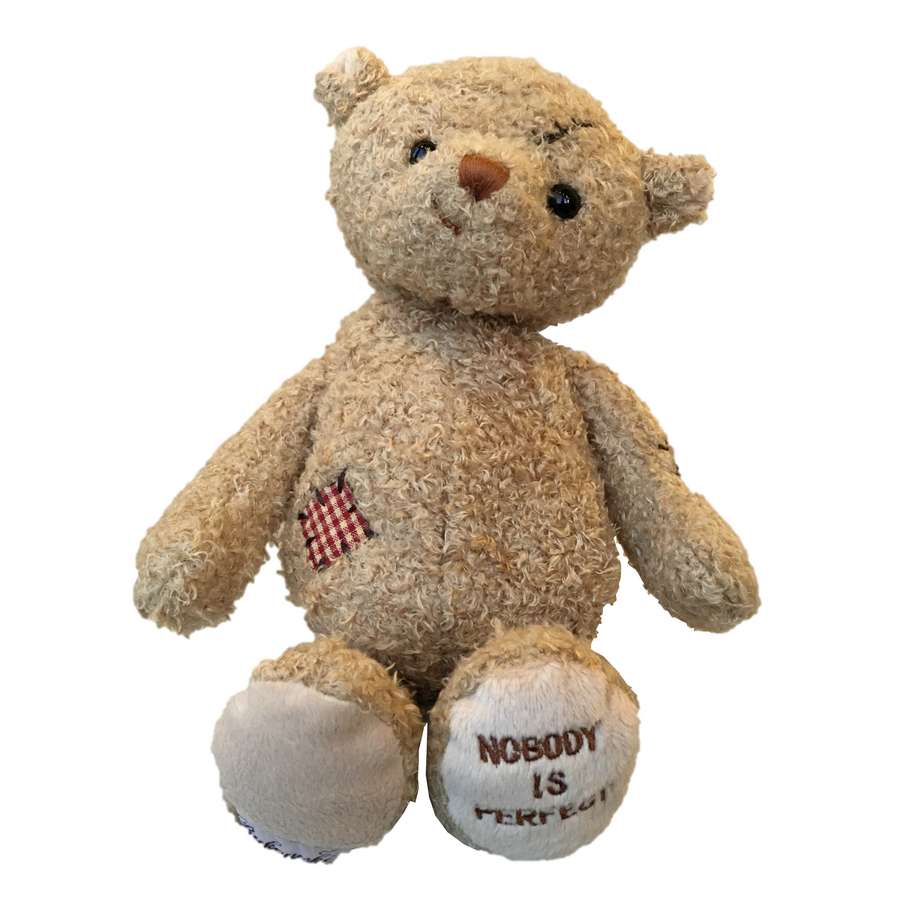 Bukowski Soft Toys Nobody's Perfect Teddy Bear front