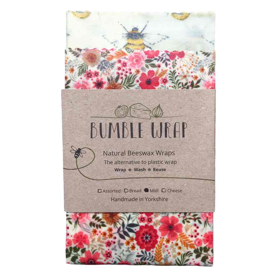 Bumble Wrap Natural Beeswax Wraps Bees