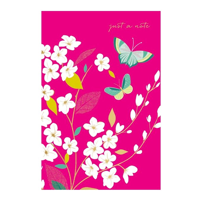 Butterfly Just A Note 10 Notecards NBOX15