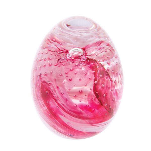 Caithness Glass Pink Blessings U04071 side