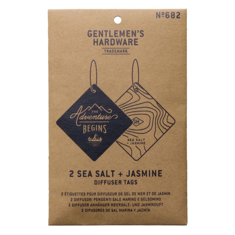 Car Air Freshener Sea Salt & Jasmine The Adventure Begins GEN682 package