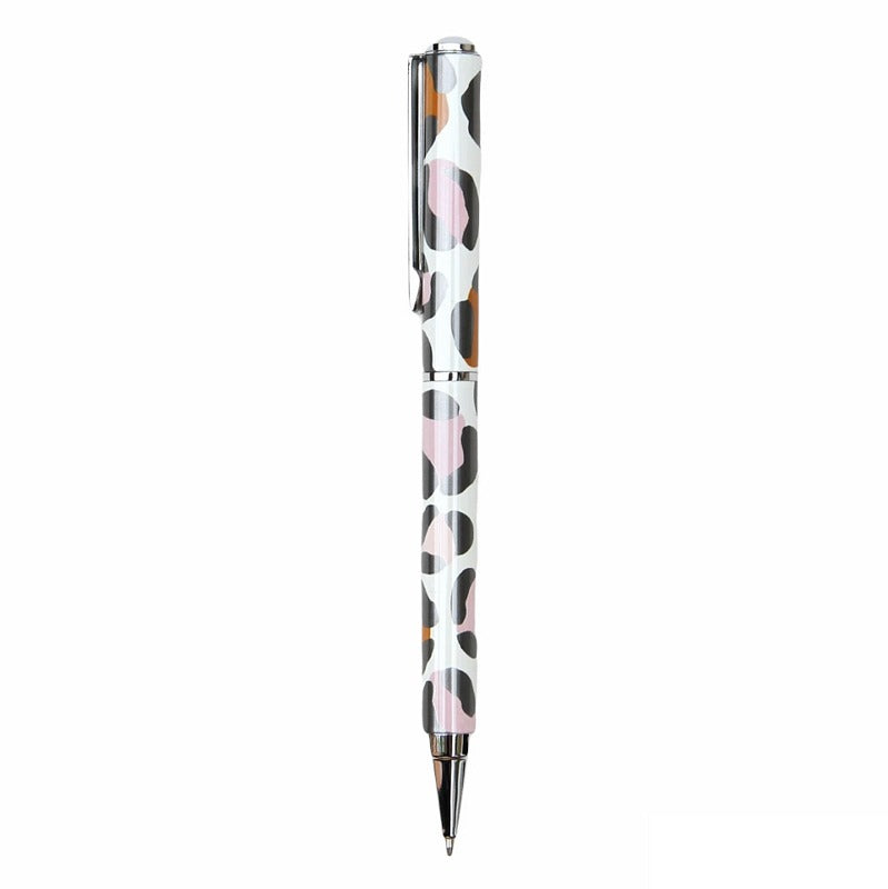 Caroline Gardner Ballpoint Pen Pink Leopard PEN119 out of box