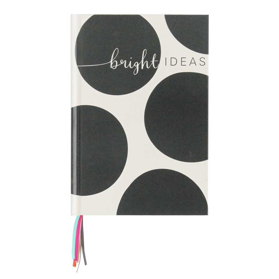 Caroline Gardner Black Spots Multi Ribbon Notebook MUL105