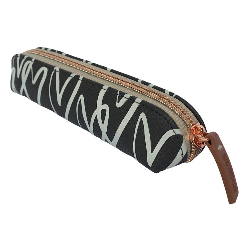 Caroline Gardner Chalk Hearts Pencil Case EPC125 front