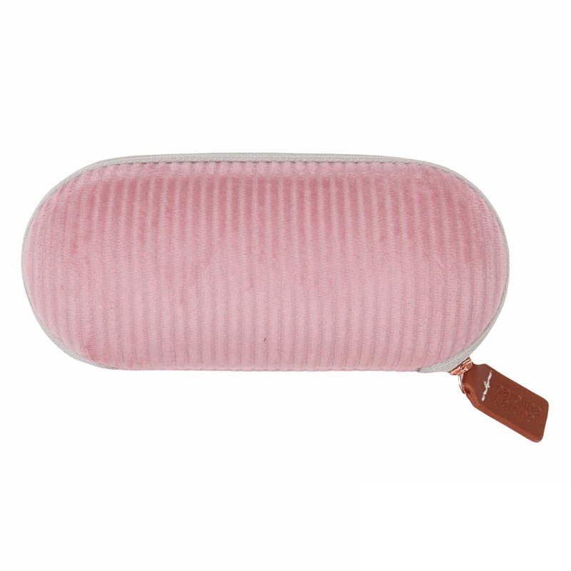 Caroline Gardner Glasses Case Pink Cord GCS114 front
