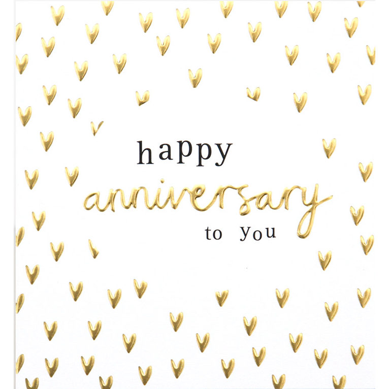 Caroline Gardner Happy Anniversary To You Card HEL012