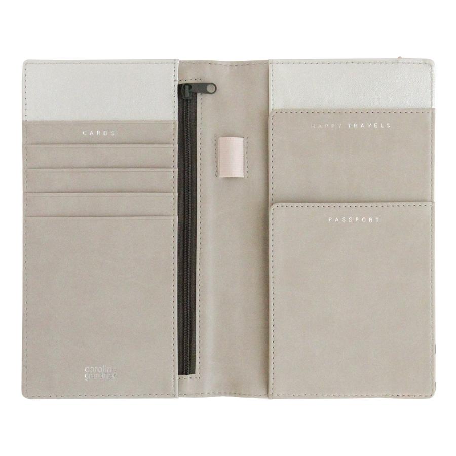 Caroline Gardner Heart Travel Wallet PTW100 open