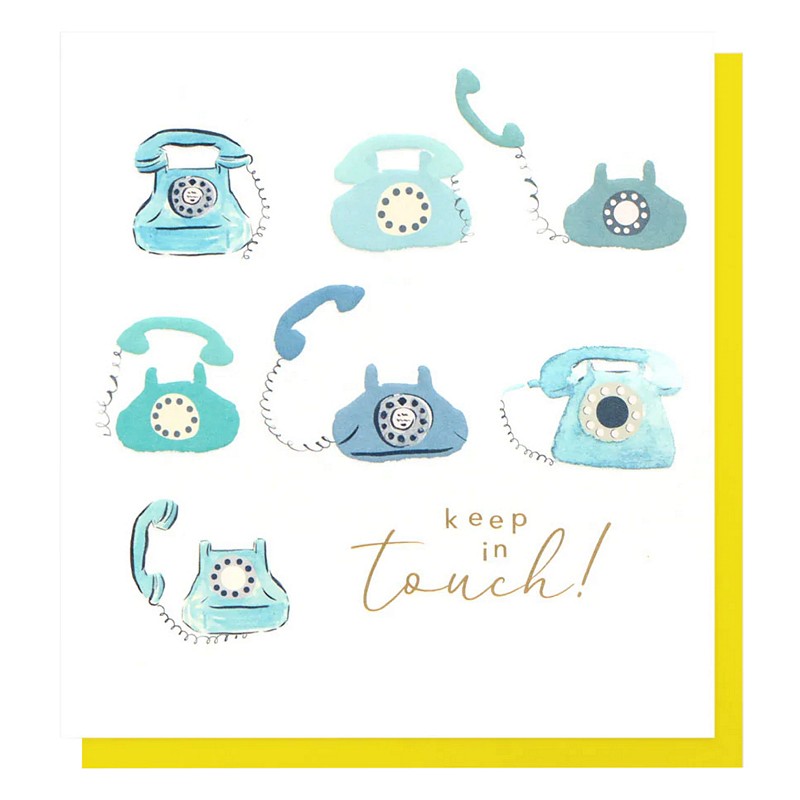 Caroline Gardner Keep In Touch Telephones Card LTP010 front