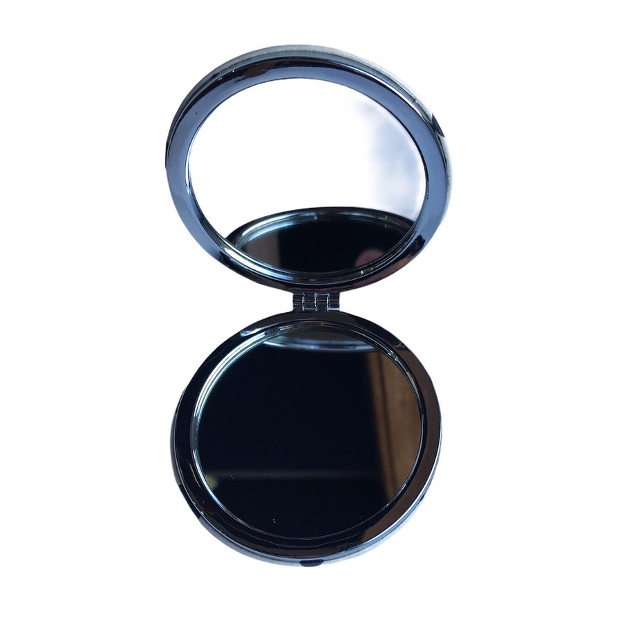 Caroline Gardner Love Scattered Spot Pocket Mirror inside