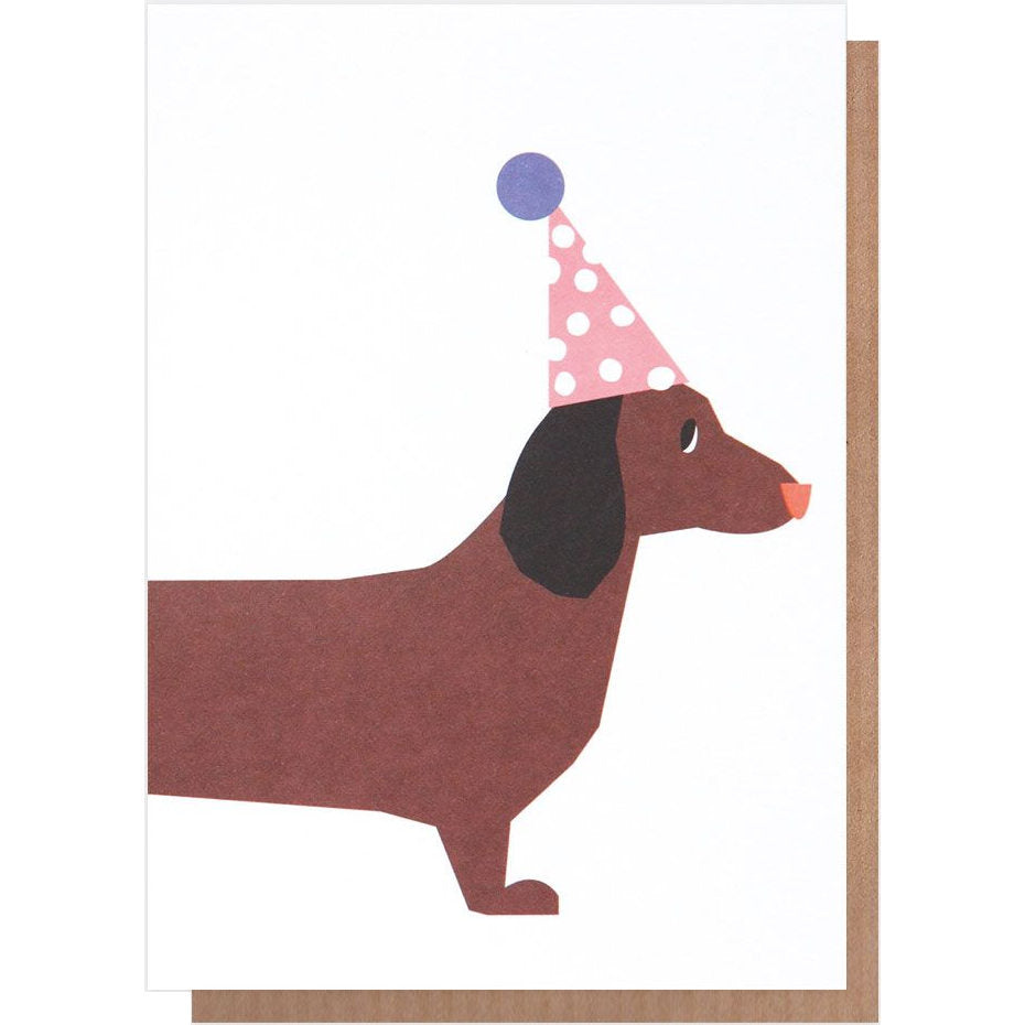 Caroline Gardner NEO 011 Neon Sausage Dog card