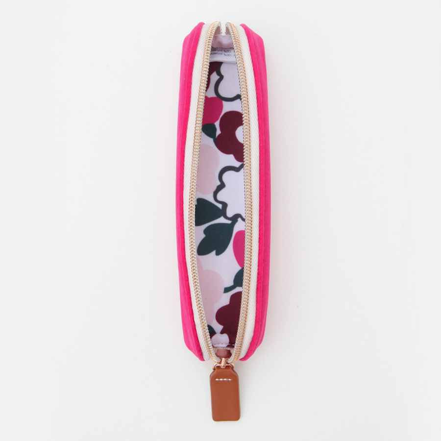 Pink Velvet Essential Pencil Case EPC113 open