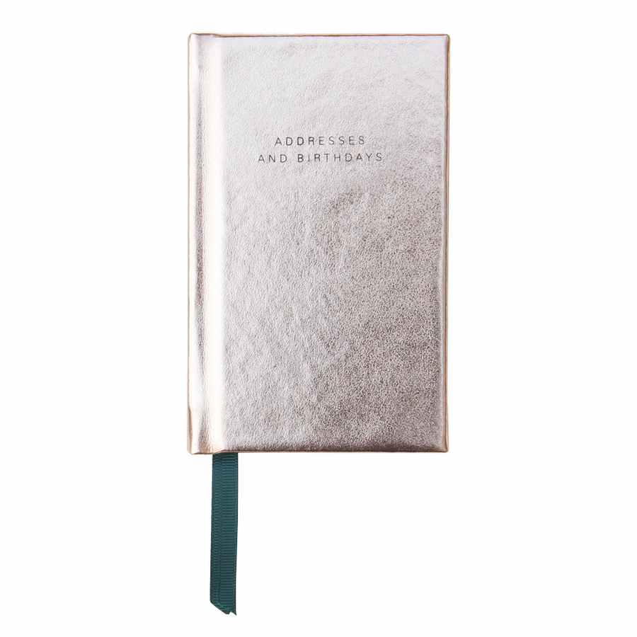 Caroline Gardner Rose Gold Metallic Address Book HAA102