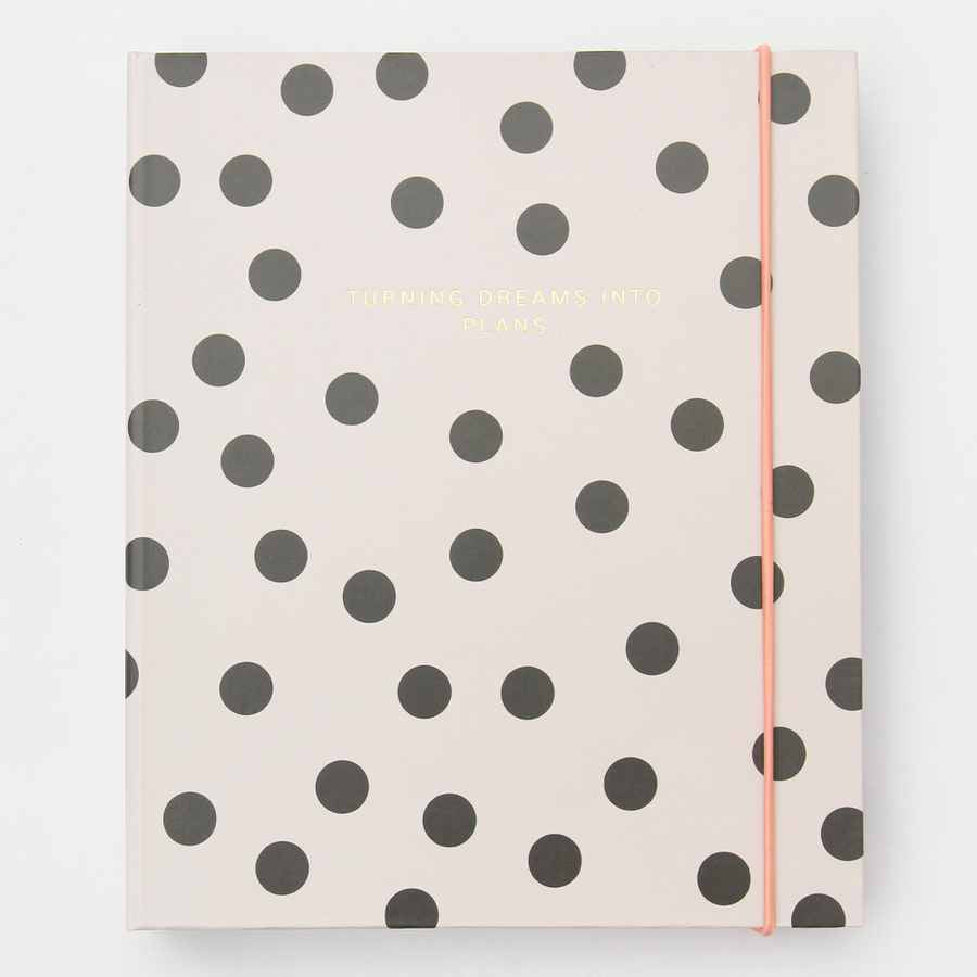 Caroline Gardner Scattered Spot Hardcover Organiser SPO101 front