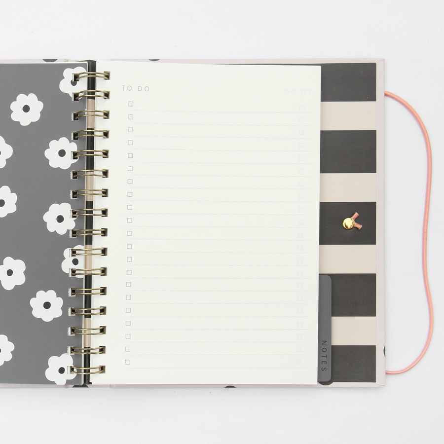 Caroline Gardner Scattered Spot Hardcover Organiser SPO101 inside