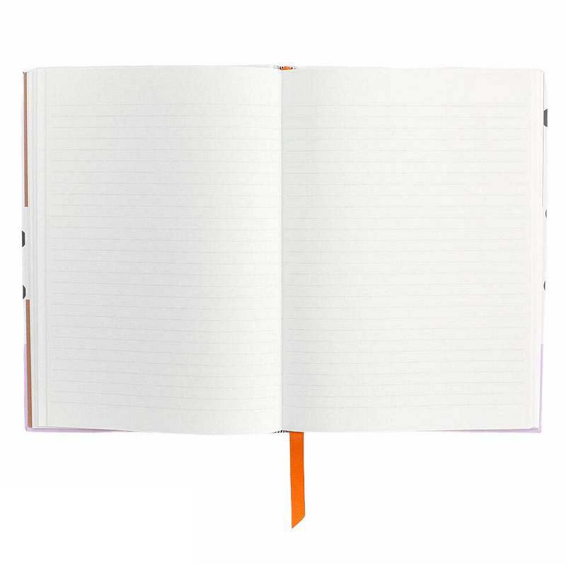 Caroline Gardner Scattered Spot Large Hardback Notebook CDB106 inside pages